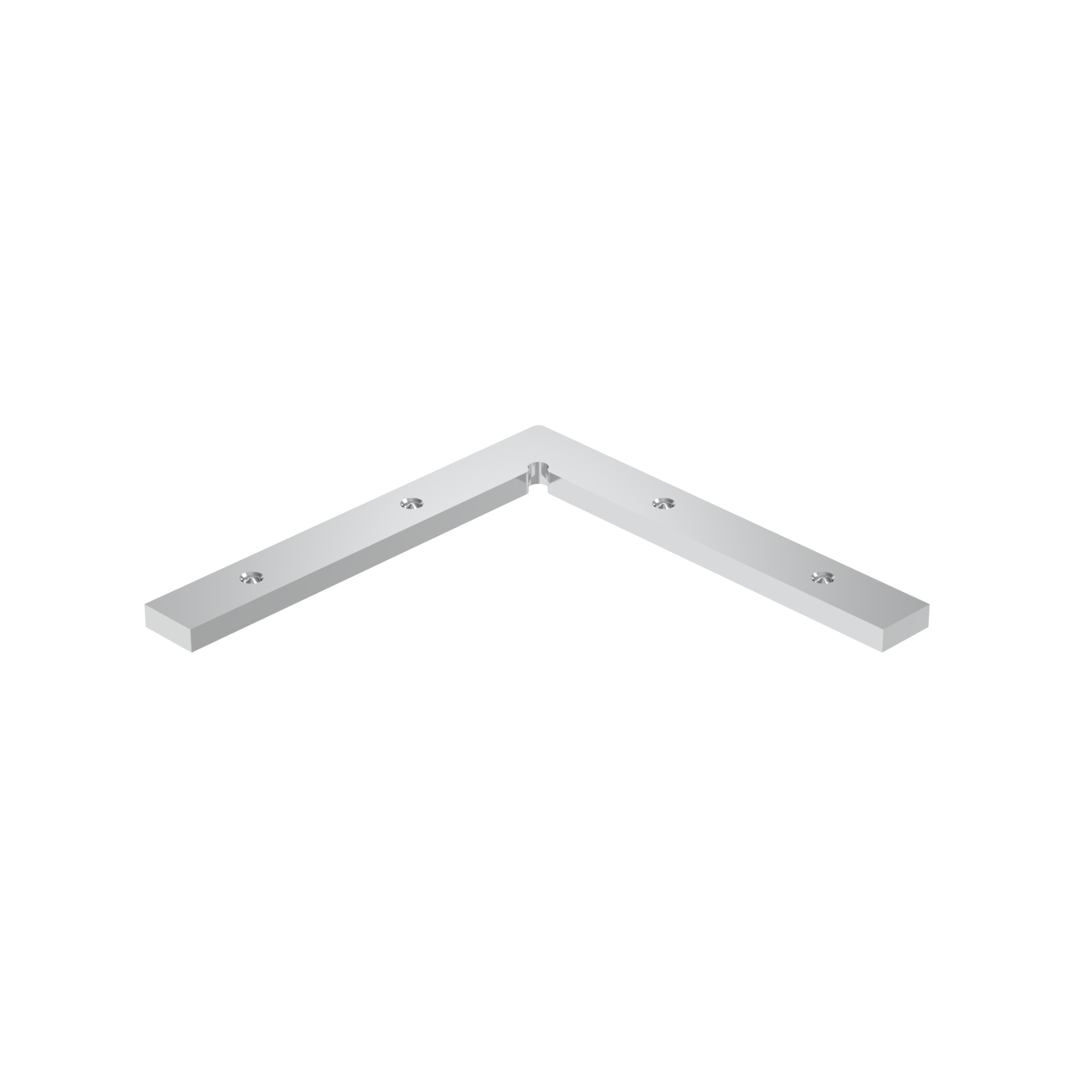 Glass Top Cap Rail 90 Degree Joiner