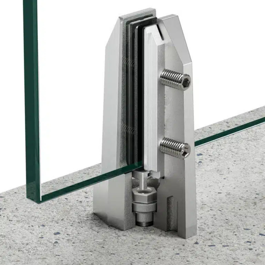 Tilt-Lock Technology for Frameless Glass Railing Installation