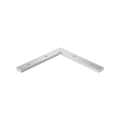 Glass Top Cap Rail 90 Degree Joiner