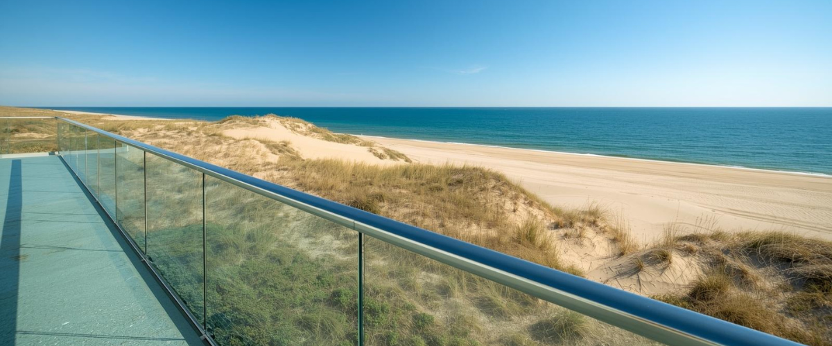 Lake Michigan Frameless Glass Railing