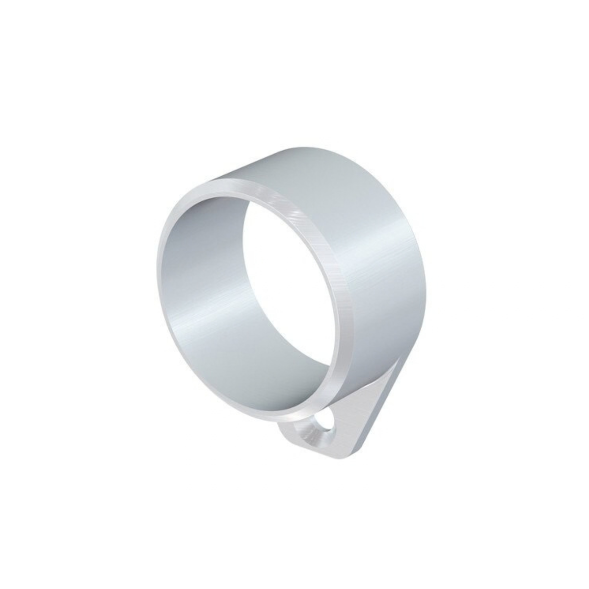 Aluminum Round Glass Cap Rail Fittings