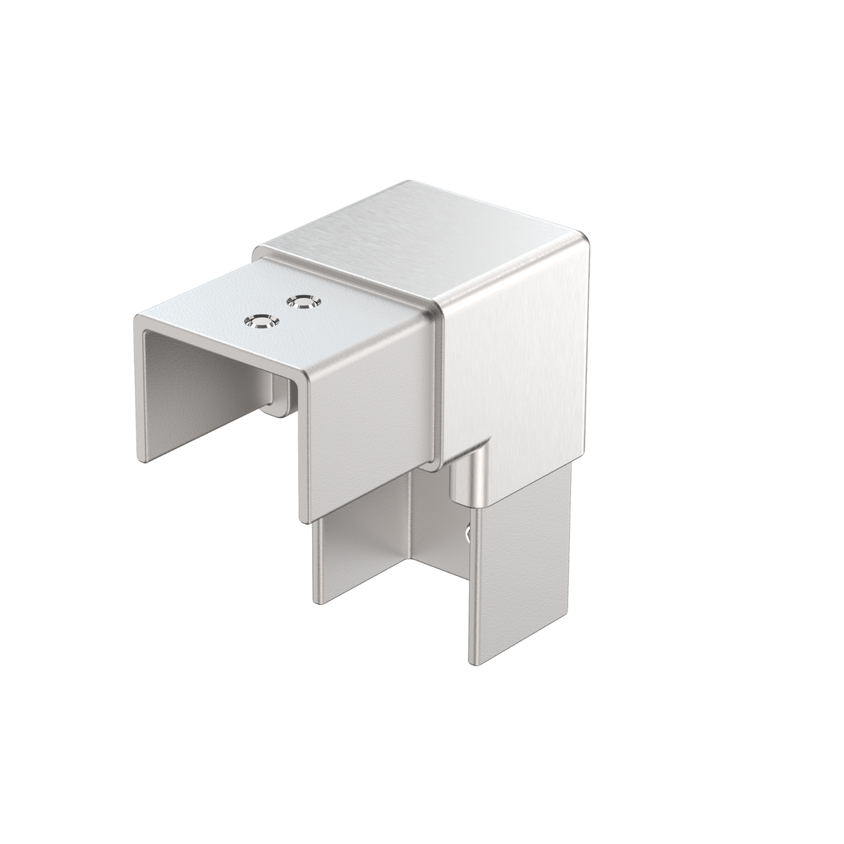 Stainless Steel Glass Cap Rail Fittings