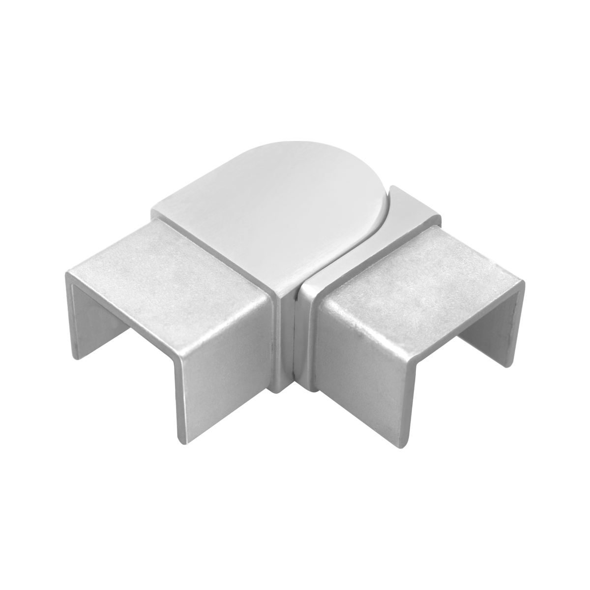 Stainless Steel Glass Cap Rail Fittings
