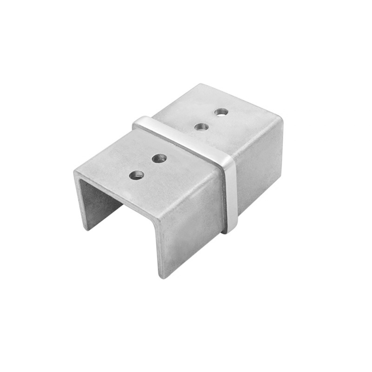 Stainless Steel Glass Cap Rail Fittings