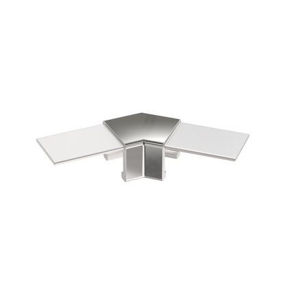 Stainless Steel Glass Cap Rail Fittings