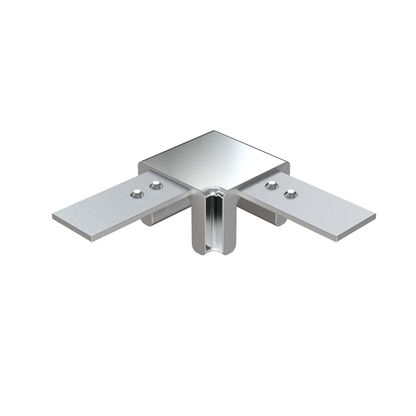 Stainless Steel Glass Cap Rail Fittings
