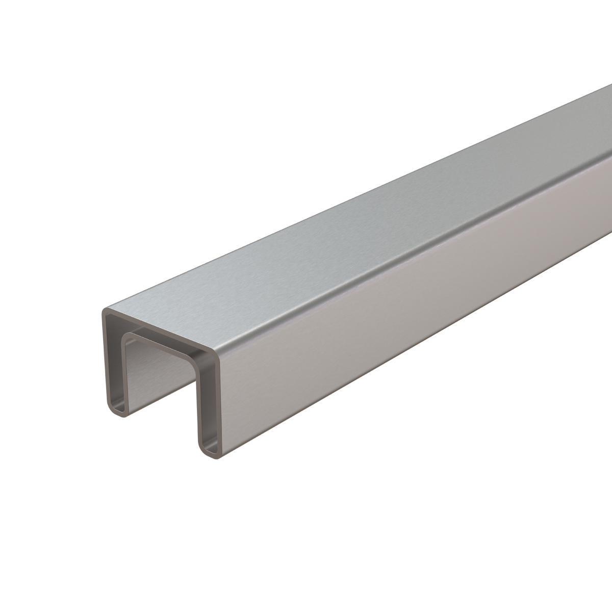 Rectangular Stainless Steel Glass Cap Rail