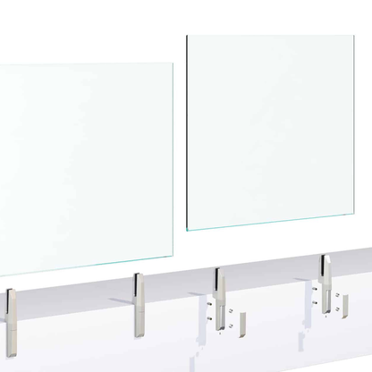 tilt lock edge spigot glass panels